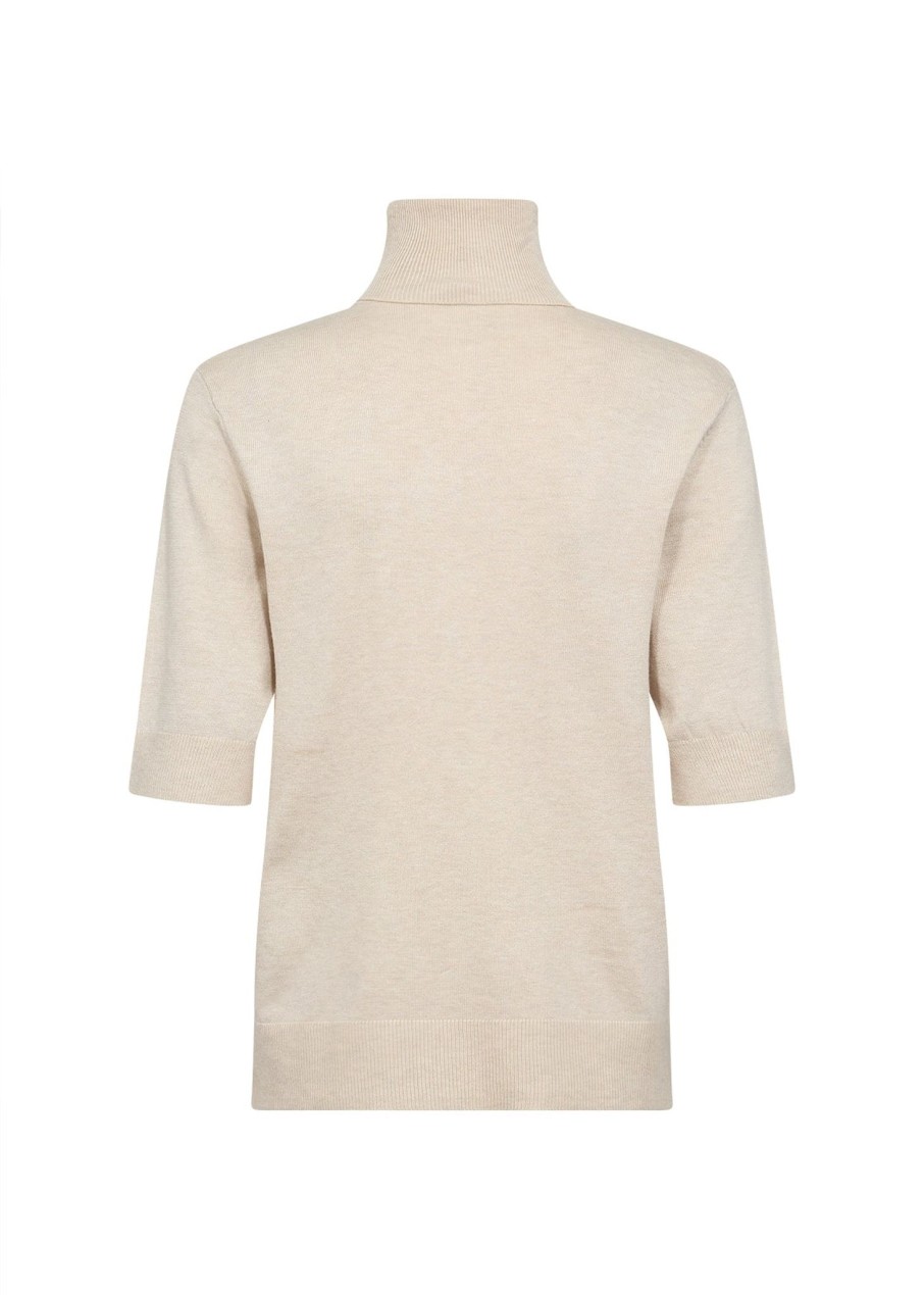 Women Soya Concept Knitwear And Sweaters | Soya Concept Dollie Pullover In Cream Melange 33423