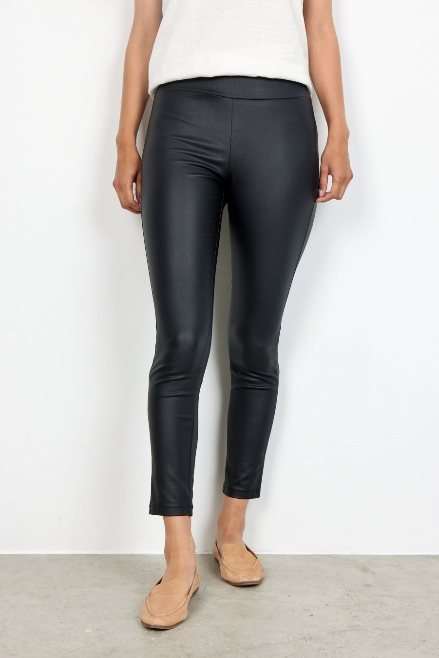 Women Soya Concept Trousers & Skirts And Shorts | Soya Concept Pam Legging Trouser In Black 19212