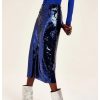 Women CKS Trousers & Skirts And Shorts | Cks Skott Sequin Skirt In Iris