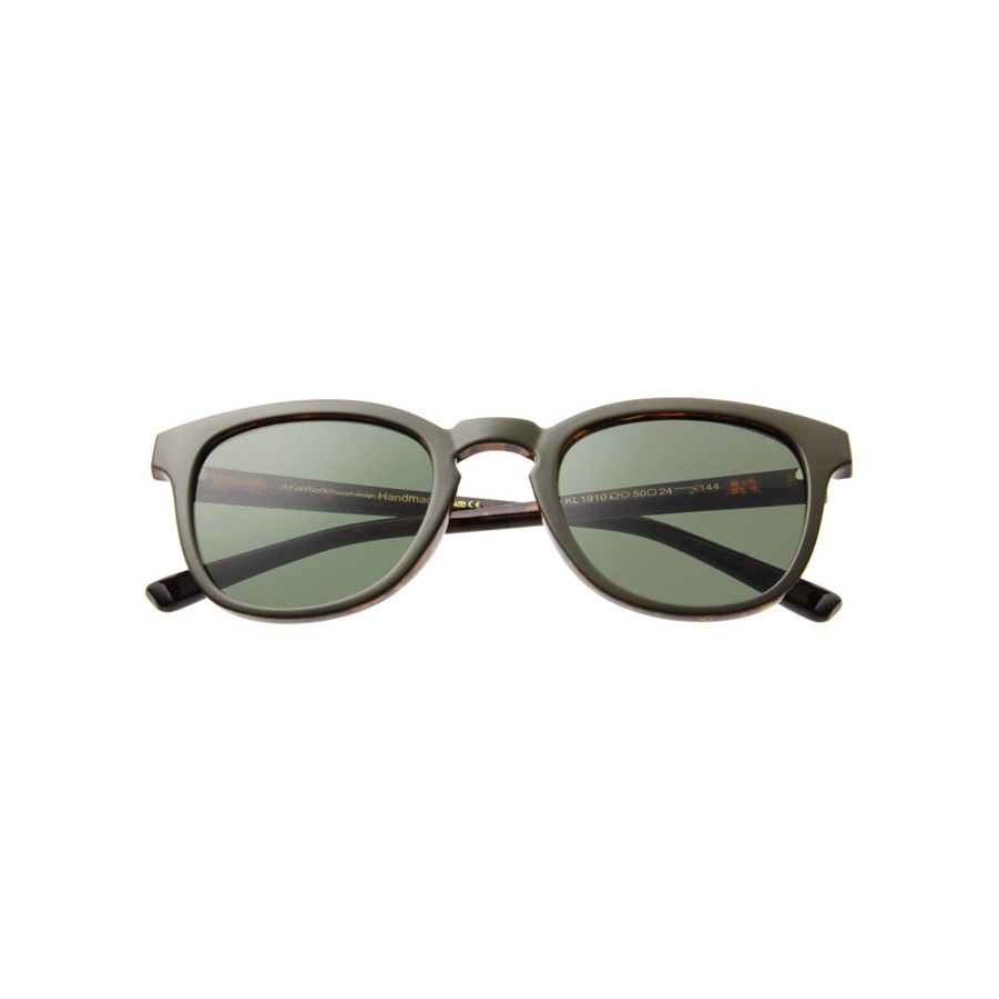 Women A Kjaerbede Sunglasses And Eyewear | A.Kjaerbede Bate Sunglasses In Dark Olive Green