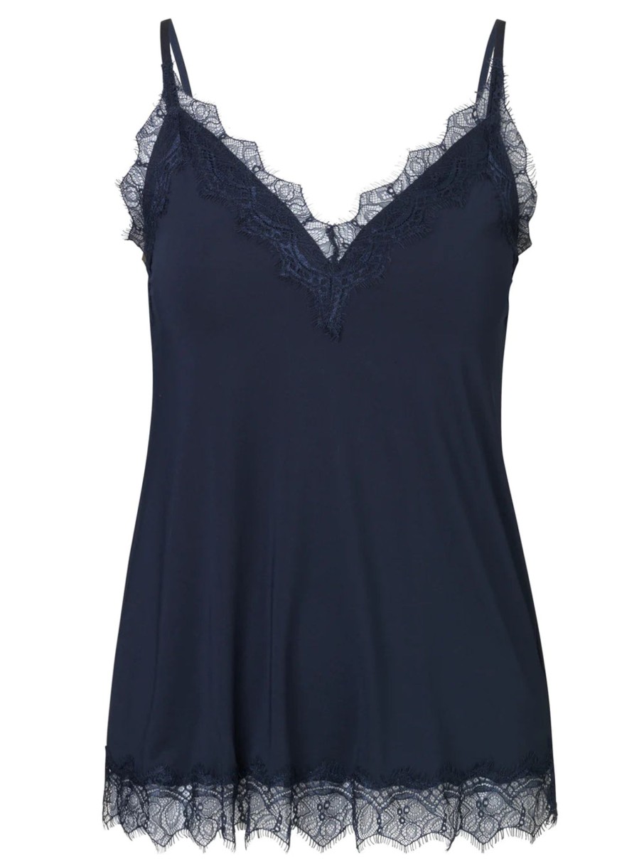 Women Rosemunde Tops | Rosemunde Billie Cami Top 4217 In Navy