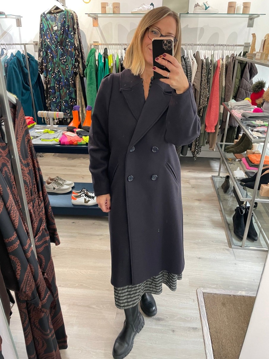 Women Idano Coats And Jackets | Idano Vonnie Coat In Marine