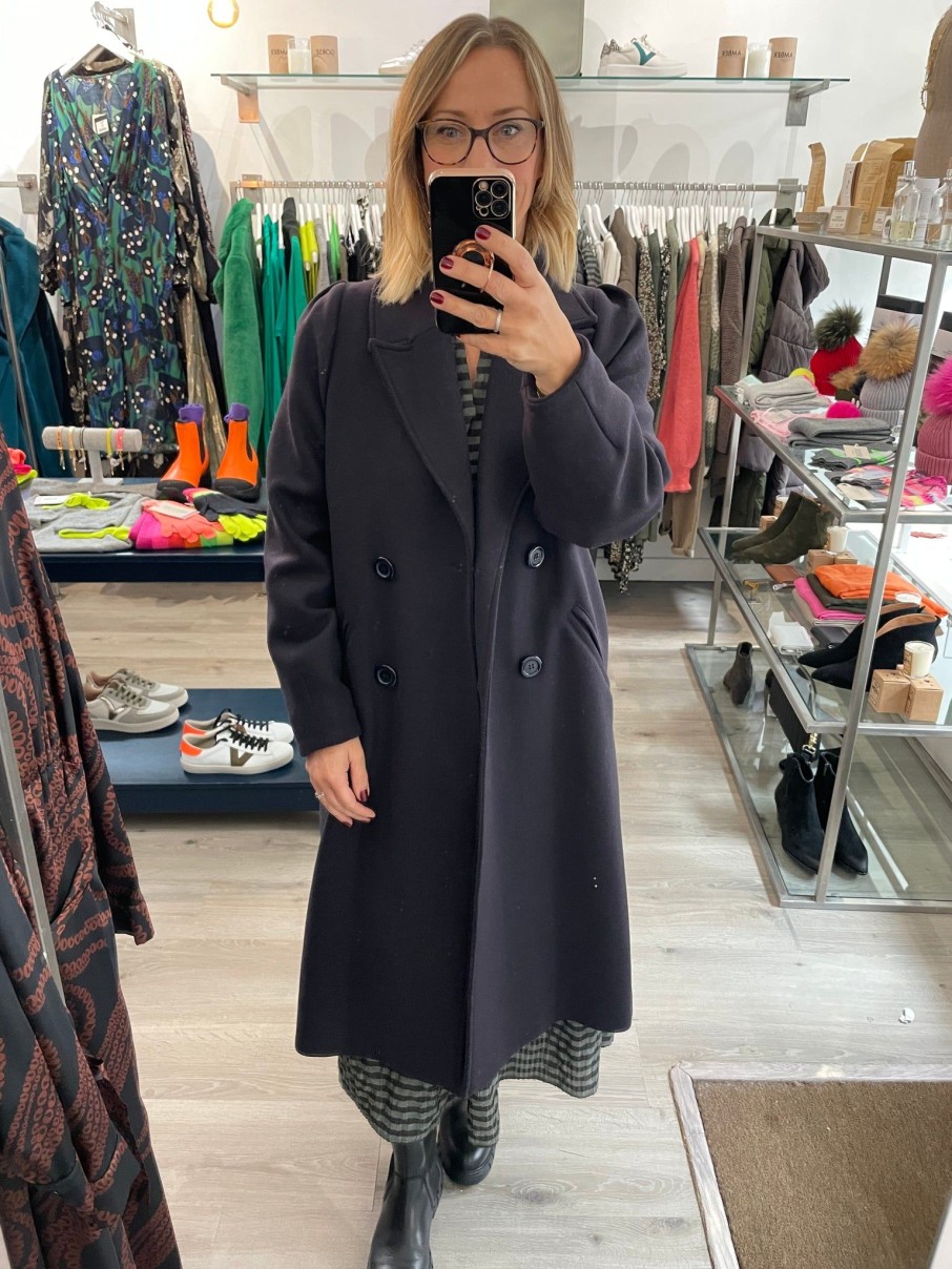 Women Idano Coats And Jackets | Idano Vonnie Coat In Marine