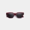 Women A Kjaerbede Sunglasses And Eyewear | A.Kjaerbede Kaws Sunglasses In Burgundy Transparent