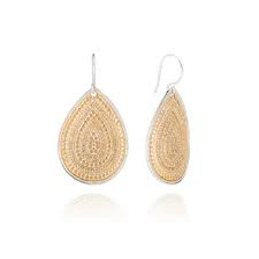 Women Anna Beck Earrings | Anna Beck Large Teardrop Earrings 4272E-Twt