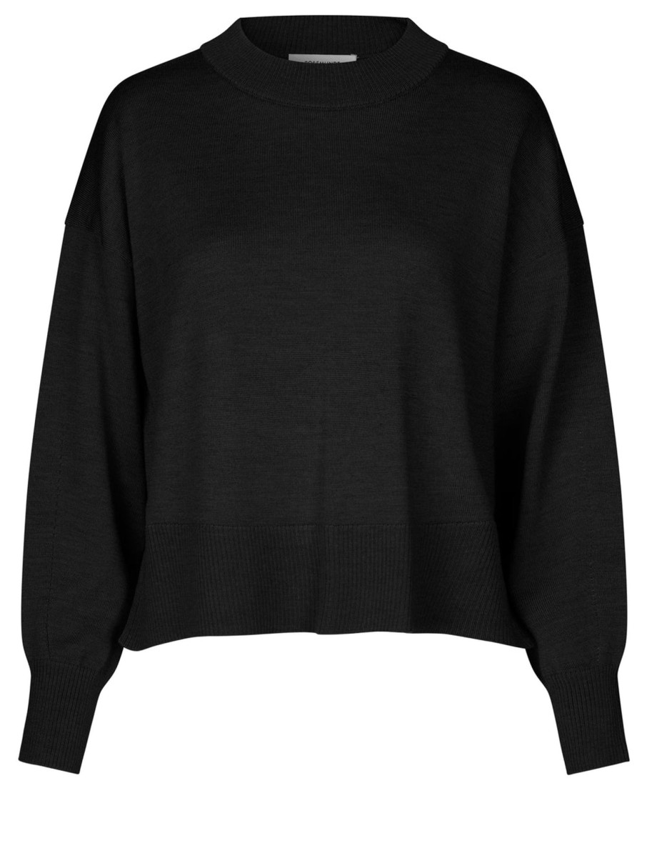 Women Rosemunde Knitwear And Sweaters | Rosemunde Lille In Black W0116