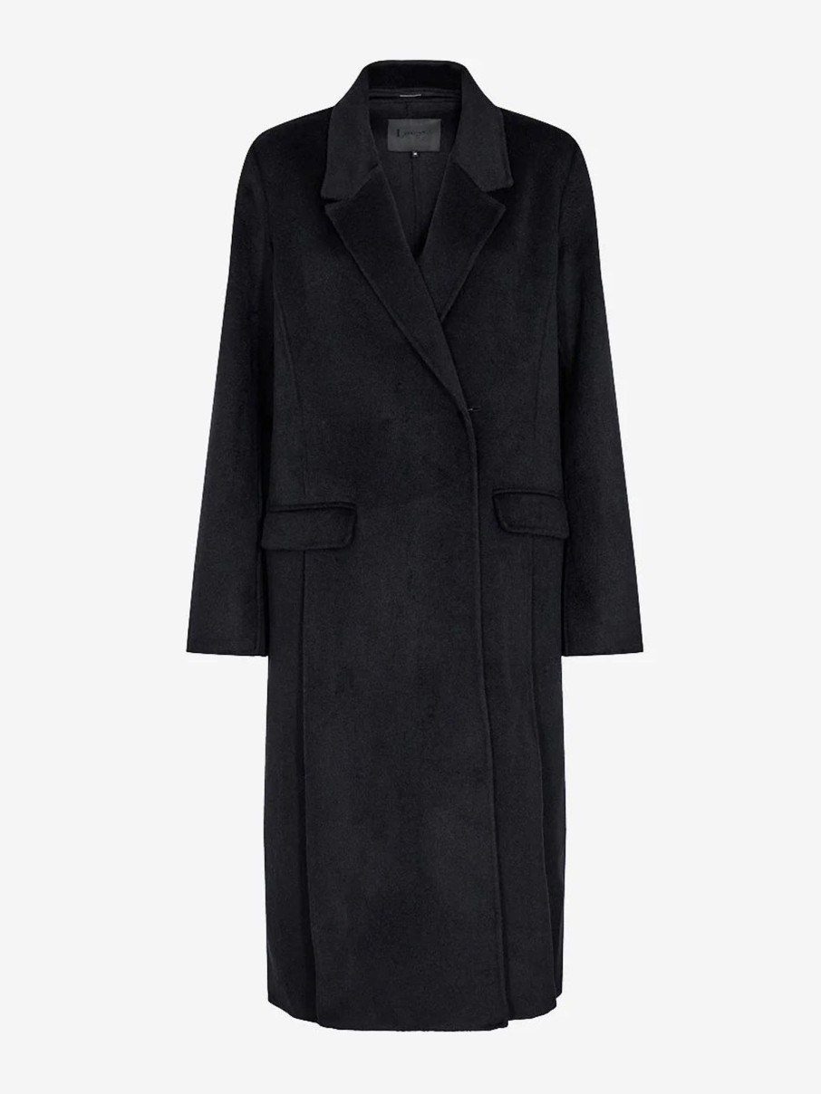 Women Levete room Coats And Jackets | Levete Room Owa Coat In Navy