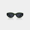 Women A Kjaerbede Sunglasses And Eyewear | A.Kjaerbede Winnie In Dark Green Transparent