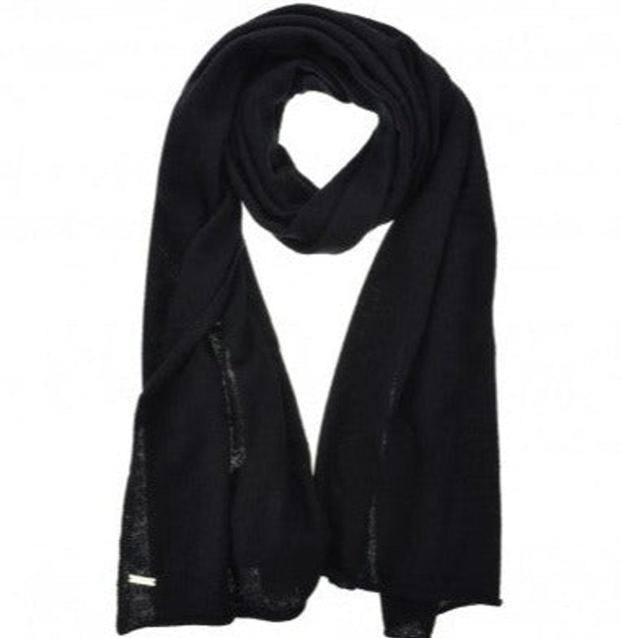 Women Seeberger Gloves & Hats And Scarves | Seeberger Cashmere Scarf In Black