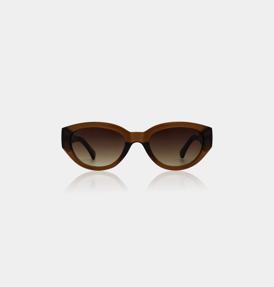 Women A Kjaerbede Sunglasses And Eyewear | A.Kjaerbede Winnie In Smoke Transparent