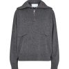 Women Levete Room Knitwear And Sweaters | Levete Room Winni Pullover In Grey 100862