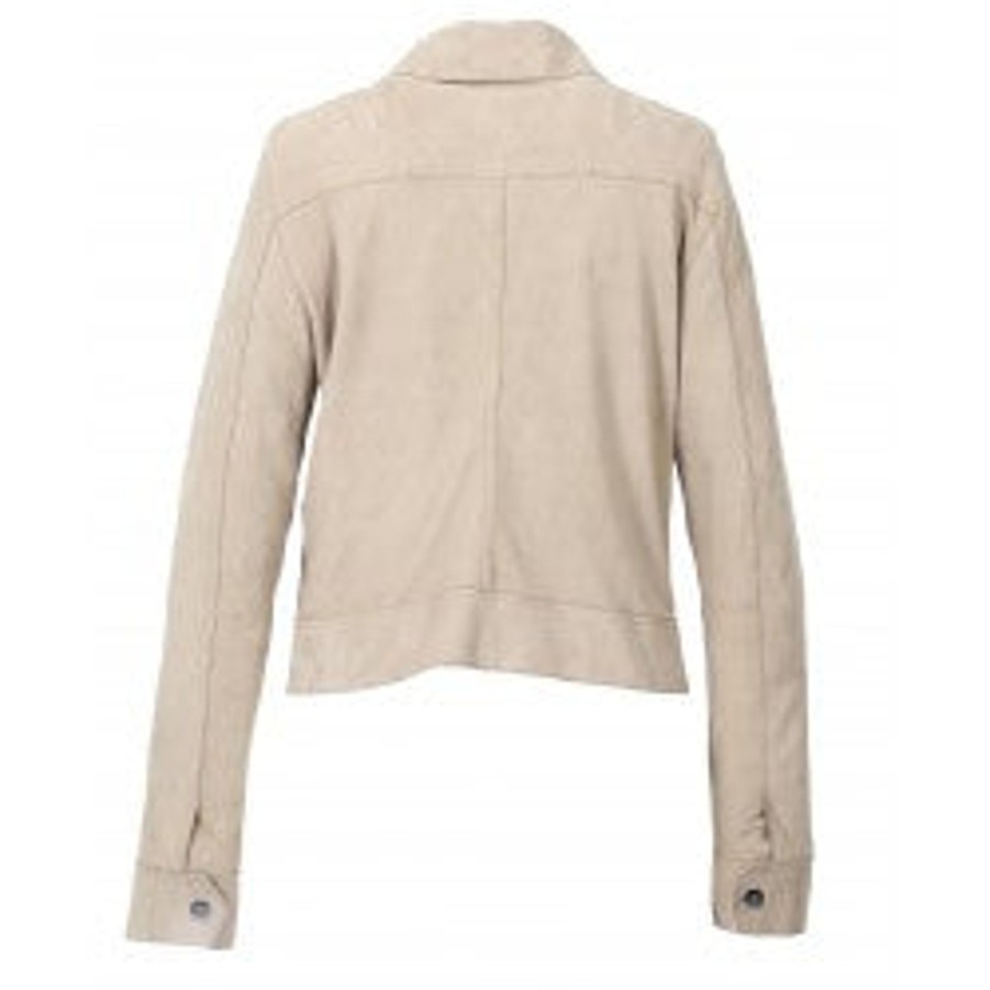 Women Oakwood Coats And Jackets | Oakwood Taste Suede Jacket In Beige