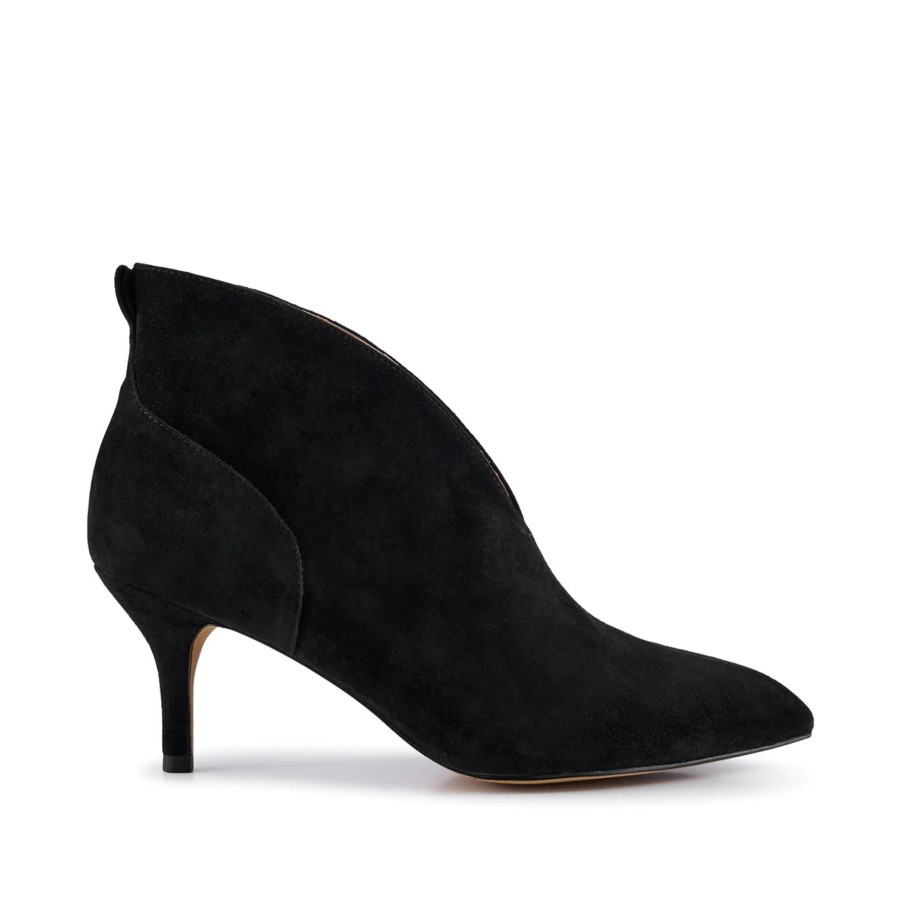 Women Shoe The Bear | Shoe The Bear Valentine Low Cut Boot In Black Suede