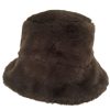 Women Oakwood Gloves & Hats And Scarves | Oakwood Bobland Faux Fur Hat In Light Khaki