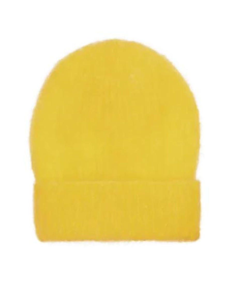 Women American Dreams Gloves & Hats And Scarves | American Dreams Mila Beanie Hat In Yellow