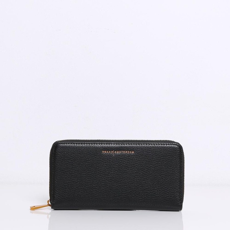 Women Smaak Amsterdam Bags & Purses And Accessories | Smaak Amsterdam Wally Big Purse In Black