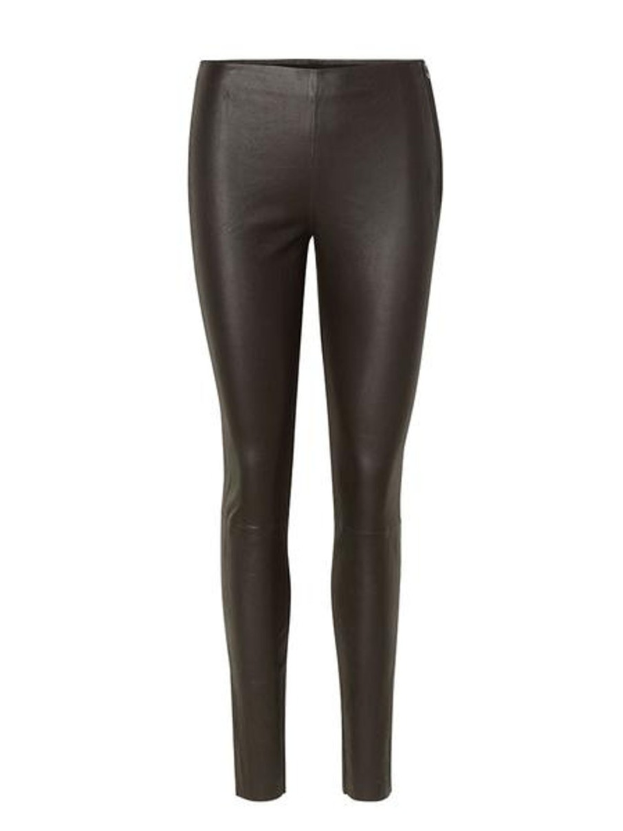 Women Levete room Trousers & Skirts And Shorts | Levete Room Gloria 1 Leather Legging Trouser