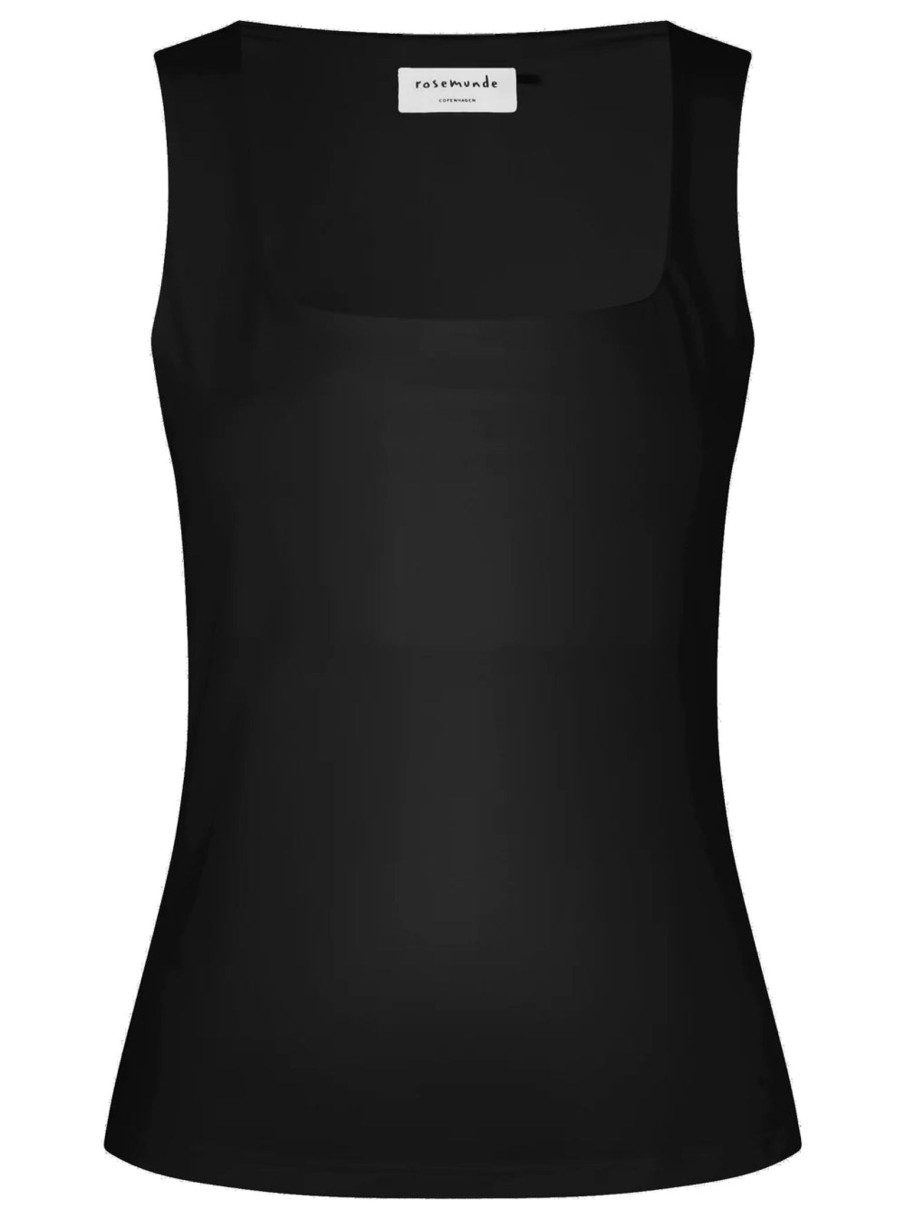 Women Rosemunde Tops | Rosemunde Billie Sleeveless Top 1163 In Black