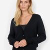 Women Soya Concept Knitwear And Sweaters | Soya Concept Dollie Cardigan In Black 33460