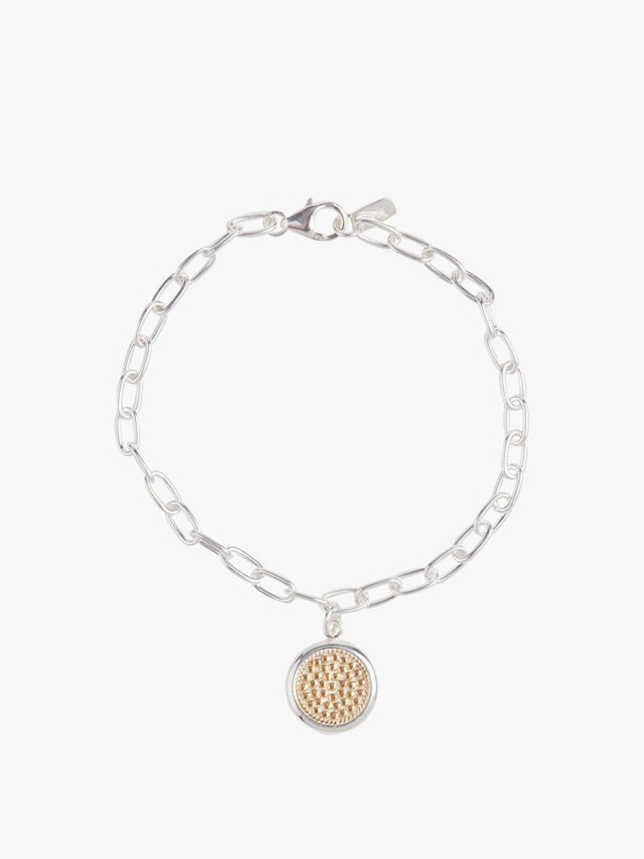 Women Anna Beck Bracelets | Anna Beck Smooth Rimmed Charm Bracelet Br10117-Twt