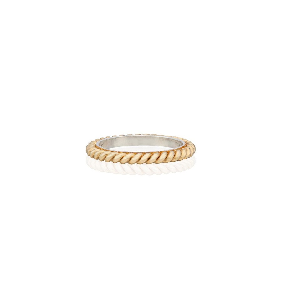 Women Anna Beck Rings | Anna Beck Small Twisted Ring Rg 10065 Gld