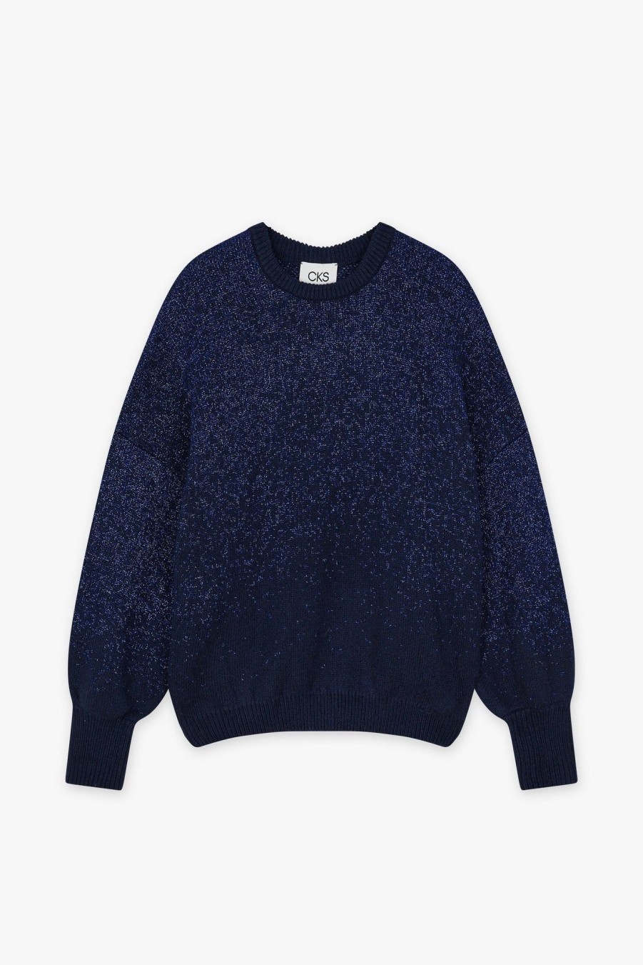 Women CKS Knitwear And Sweaters | Cks Percent Sparkle Jumper In Clematis Blue