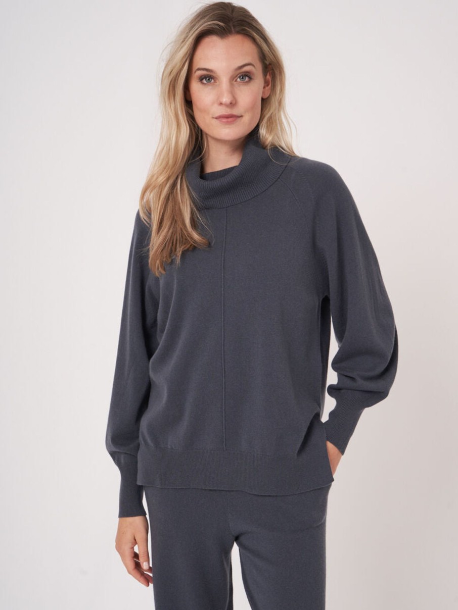 Women Repeat Cashmere Knitwear And Sweaters | Repeat Cashmere Jumper In Midnight 200659