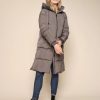 Women Mos Mosh Coats And Jackets | Mos Mosh Nova Square Down Coat In Magnet