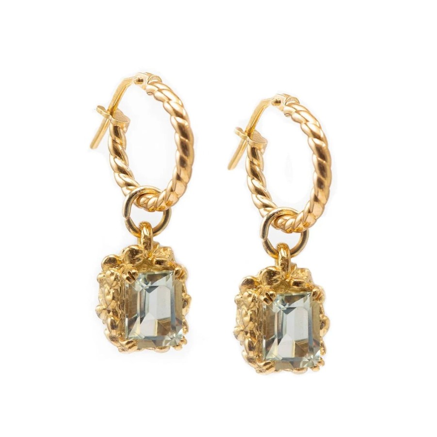 Women Dainty London Earrings | Dainty London Giselle Hoops In Gold