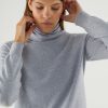 Women Compania Fantastica Knitwear And Sweaters | Compania Fantastica Roll Neck In Grey 10062