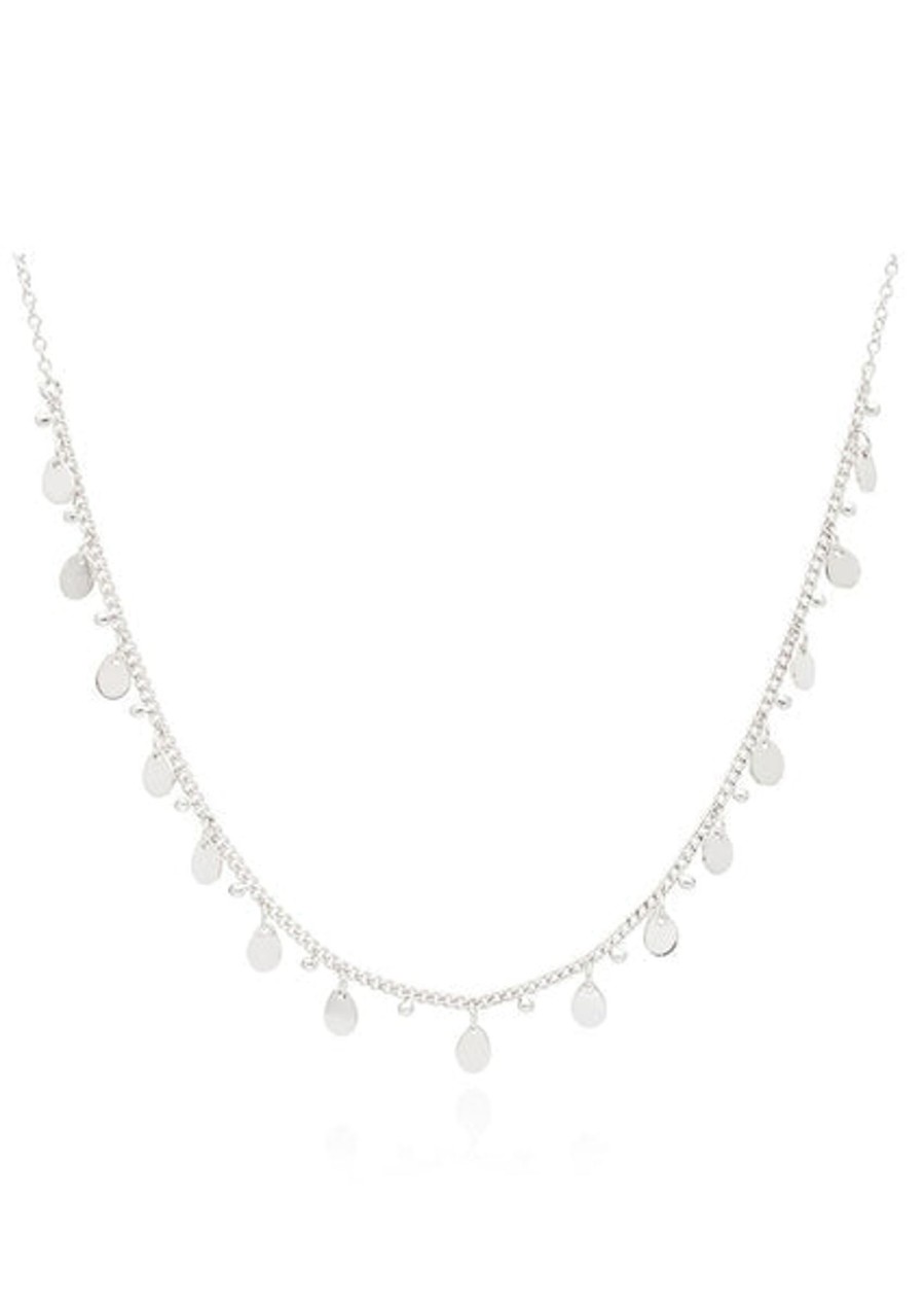 Women Anna Beck Necklaces | Anna Beck Charm Choker 0121N Silver