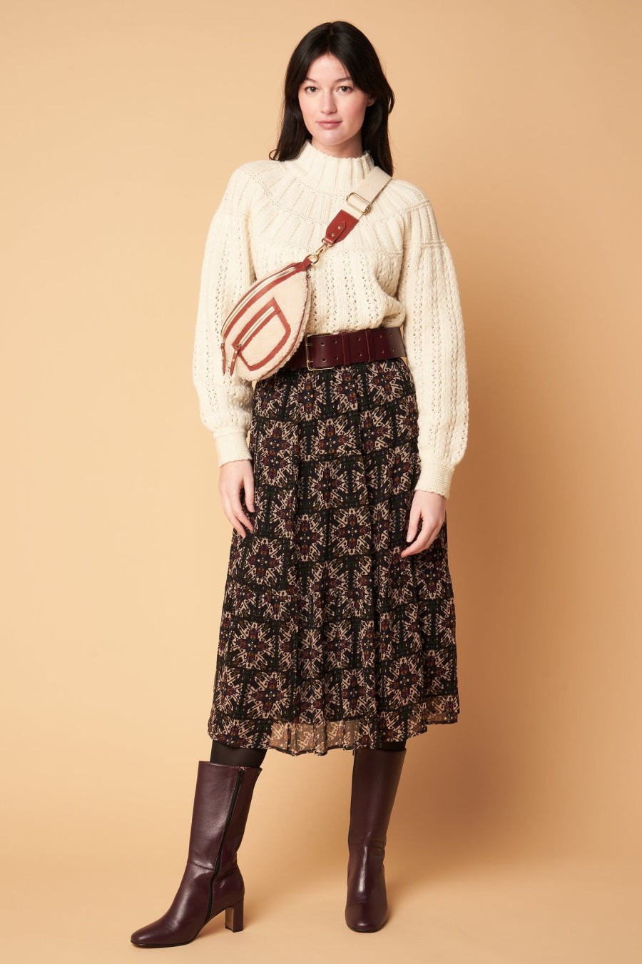 Women Petite Mendigote Trousers & Skirts And Shorts | Petite Mendigote Joseline Tibet Skirt