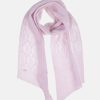 Women Seeberger Gloves & Hats And Scarves | Seeberger Cable Knit Cashmere Silk Scarf In Lilac