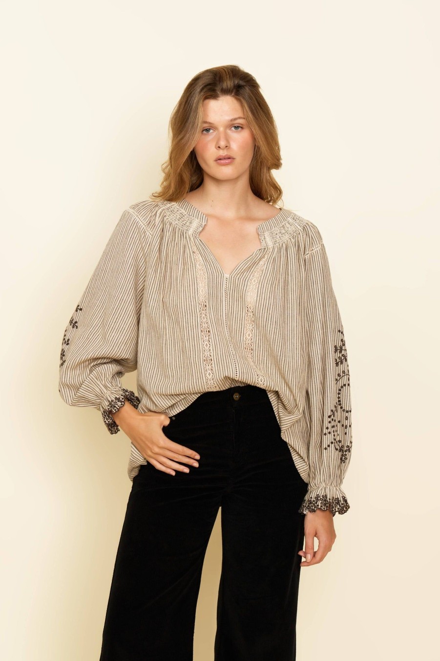 Women Louizon Tops | Louizon Bellevilloise Blouse